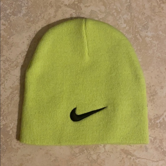 green nike beanie